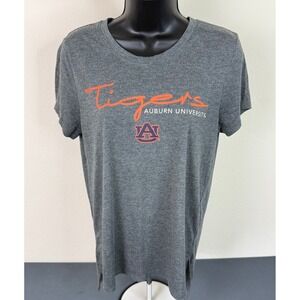 Rivalry Threads Women's Auburn Tigers Crew Neck Short Sleeve T-Shirt Gray Small